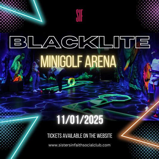 Blacklite Arena Minigolf - Sisters event